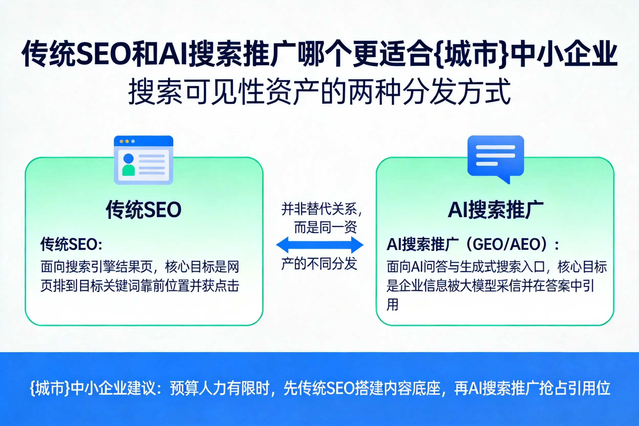 传统SEO和AI搜索推广哪个更适合湘潭中小企业