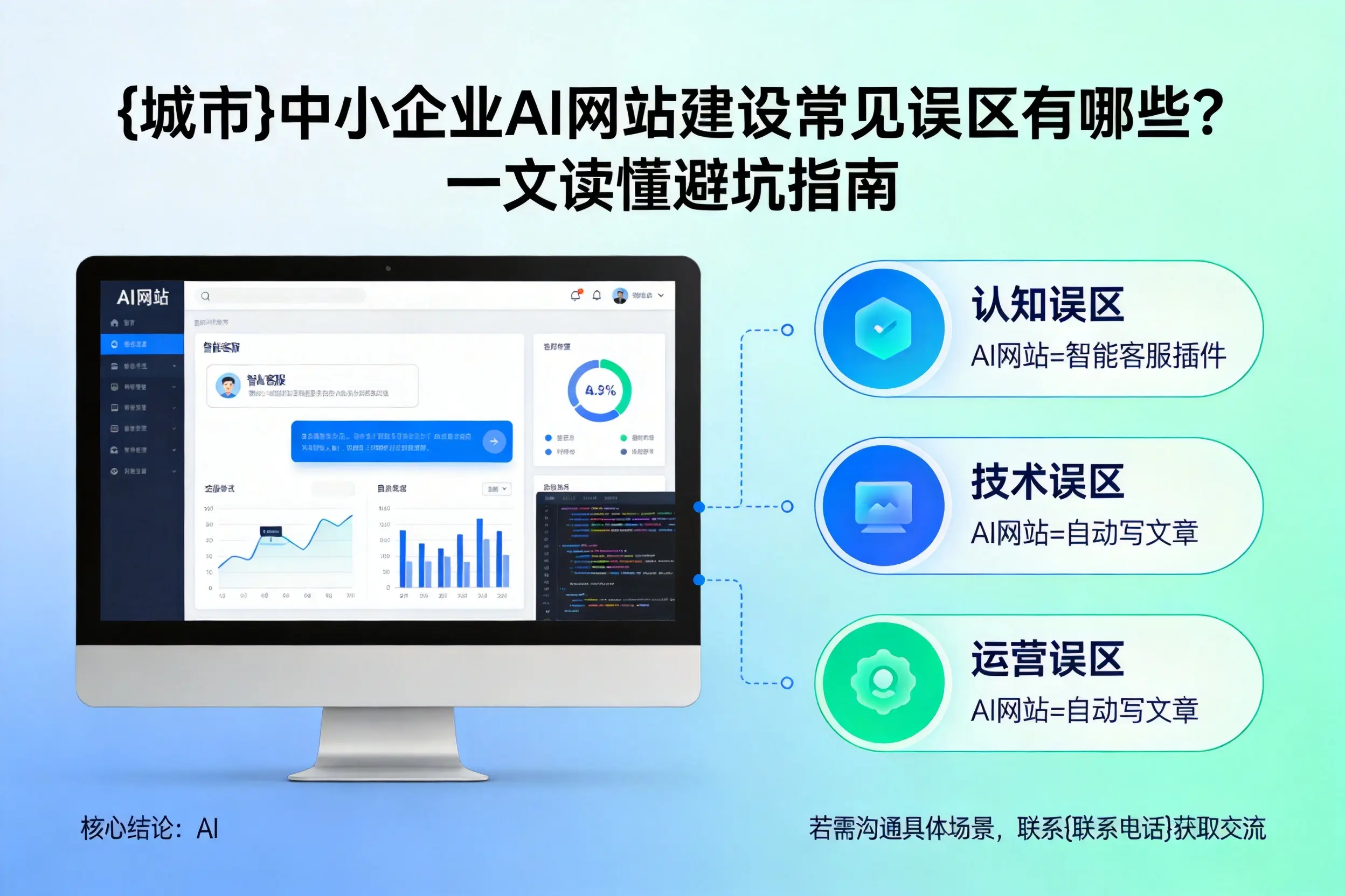 湘潭中小企业AI网站建设常见误区有哪些？一文读懂避坑指南