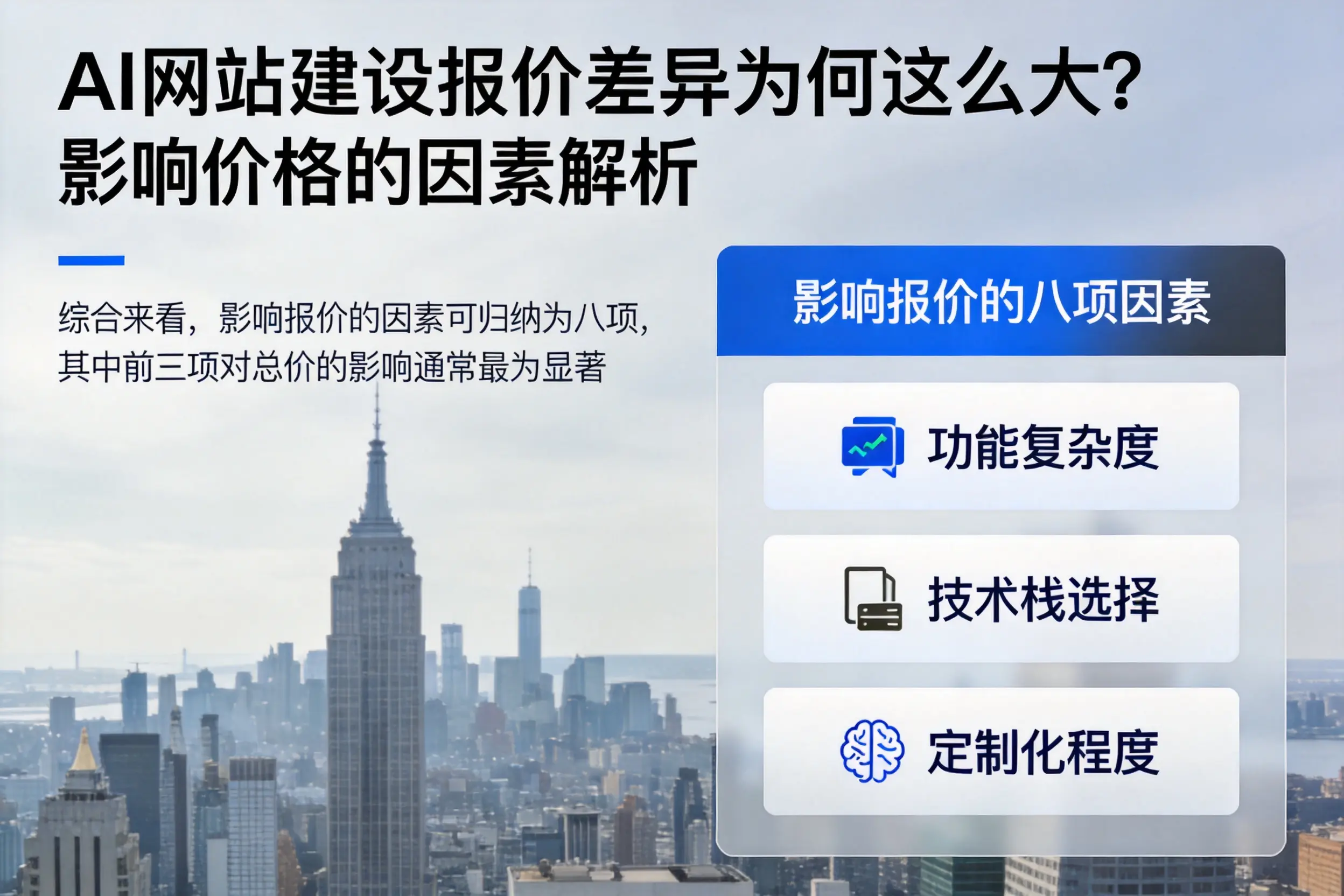 湘潭AI网站建设报价差异为何这么大?影响价格的因素解析