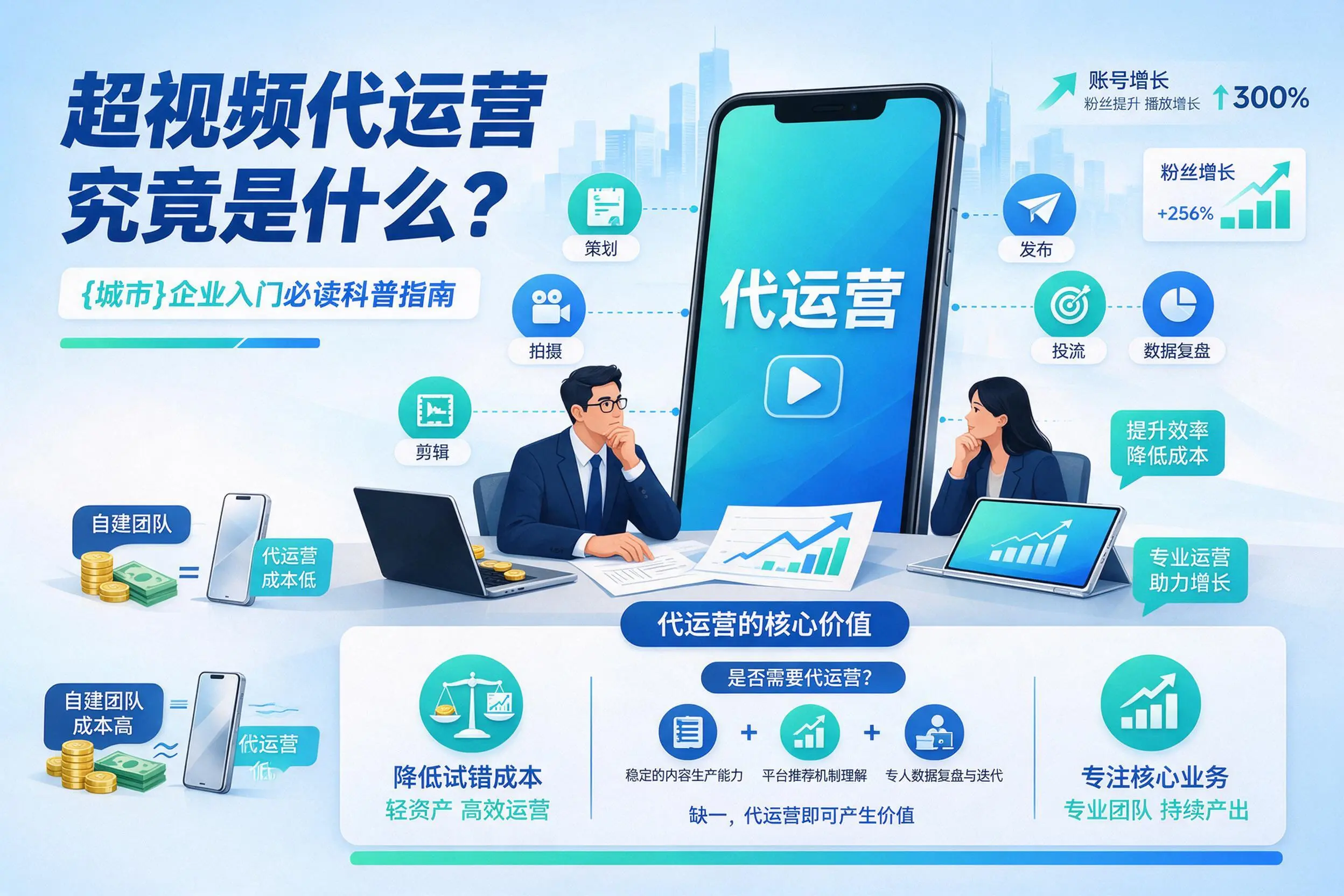 短视频代运营究竟是什么？湘潭企业入门必读科普指南