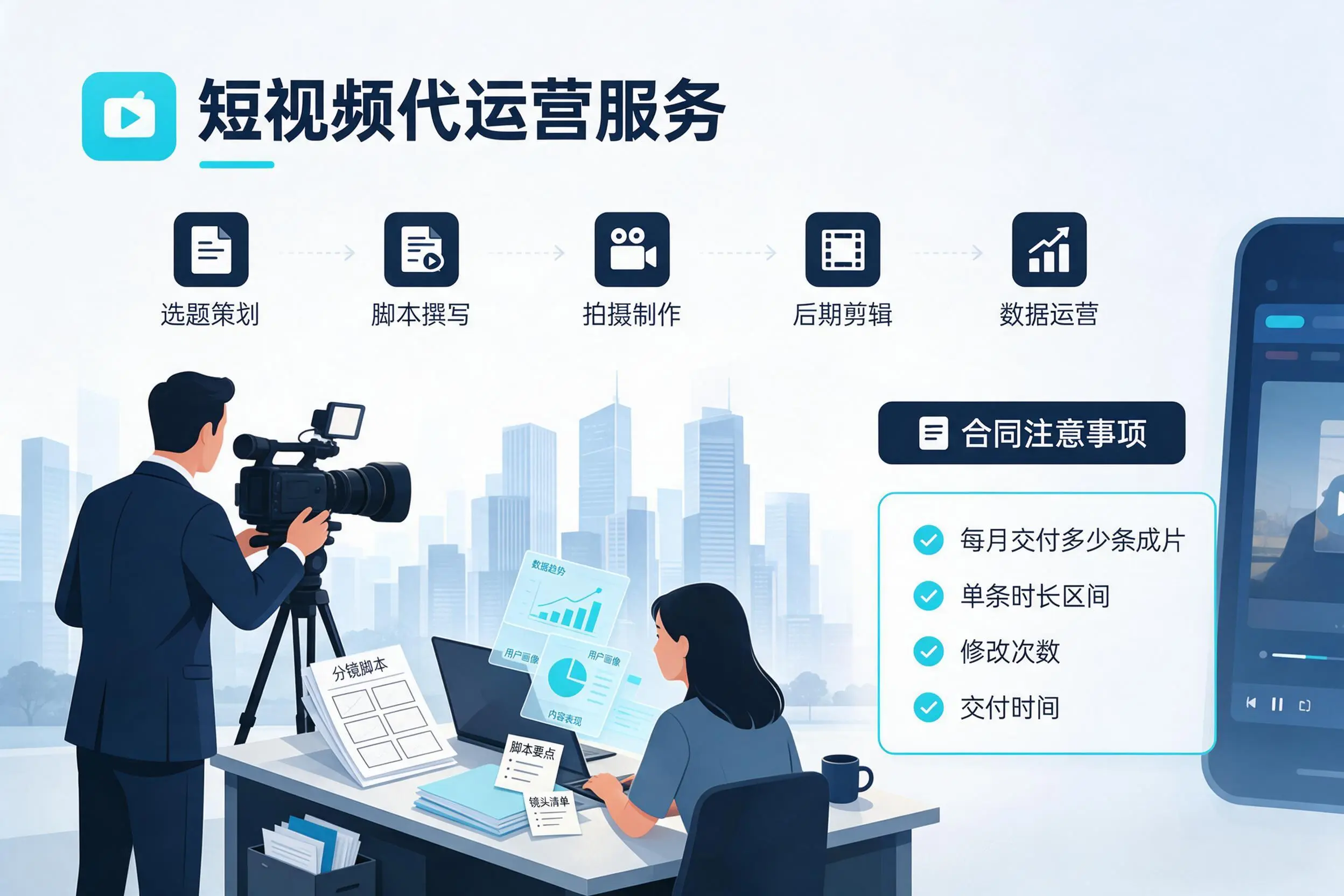 短视频代运营包含哪些服务？湘潭企业常见问题科普