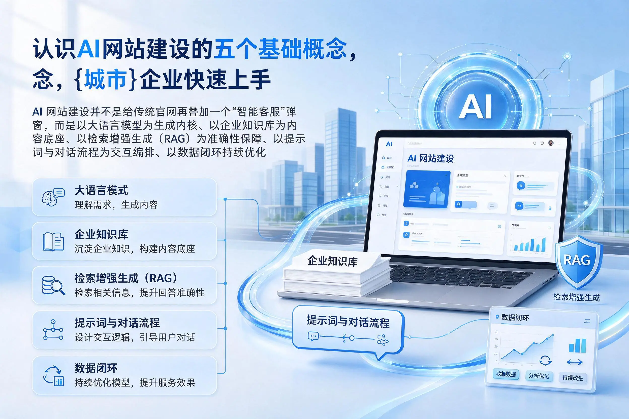 认识AI网站建设的五个基础概念，湘潭企业快速上手